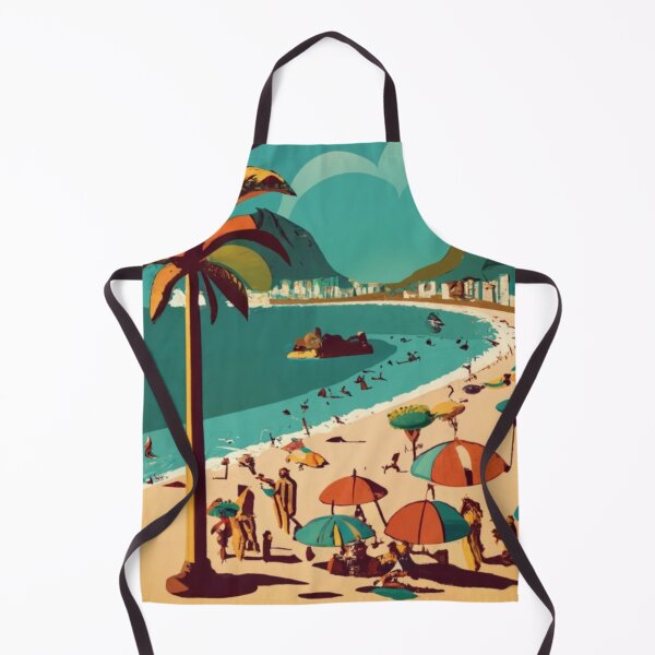 Item preview, A Vintage Travel Poster of Copacabana - Rio de Janeiro - Brazil designed and sold by GoodOldVintage.