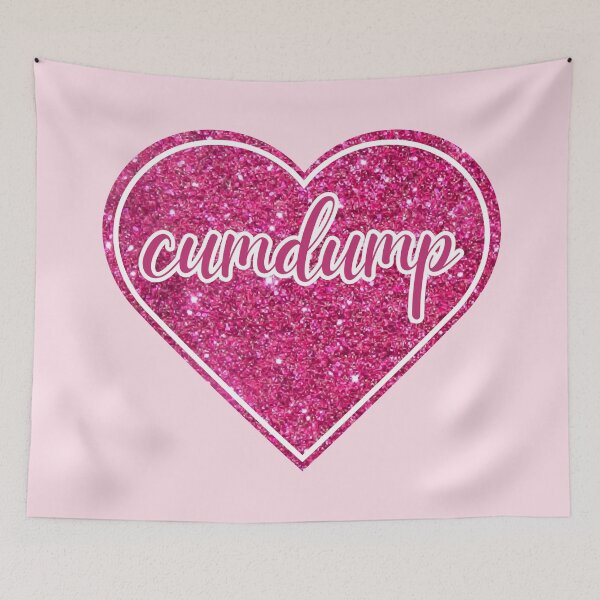 Item preview, Cumdump | Hot Pink Glitter Heart designed and sold by KinkShoppe.