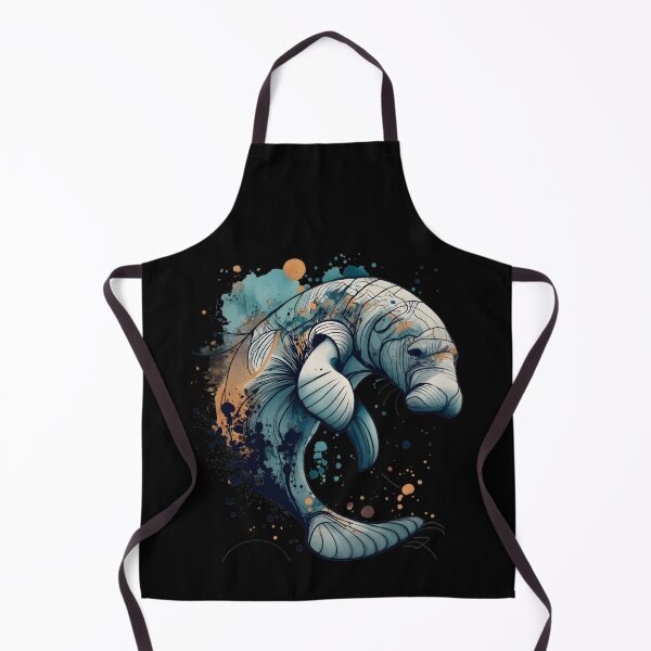 Item preview, Fun and Colorful Manatee in watercolor style designed and sold by SandbarTees.
