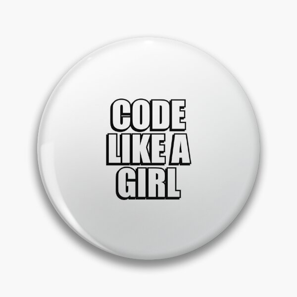 Item preview, Code Like A Girl - girls who code designed and sold by Inspirationmotivation.