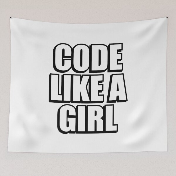Item preview, Code Like A Girl - girls who code designed and sold by Inspirationmotivation.