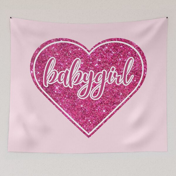 Item preview, Babygirl | Hot Pink Glitter Heart designed and sold by KinkShoppe.