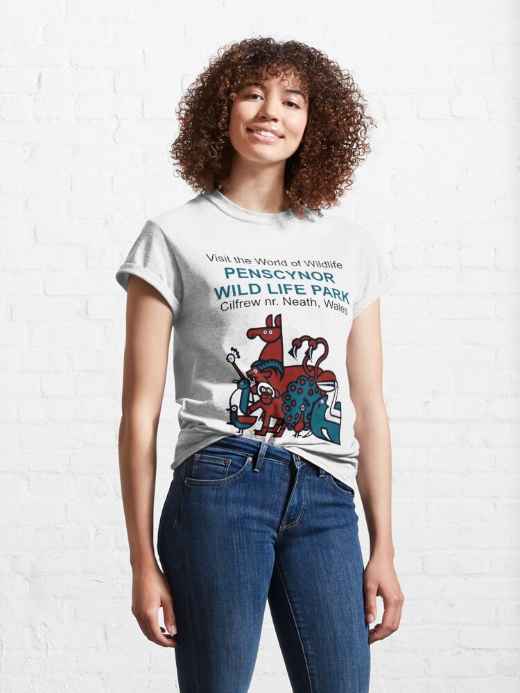 Alternate view of Penscynor Bird Gardens Stickers T Shirts and Hoodies Classic T-Shirt