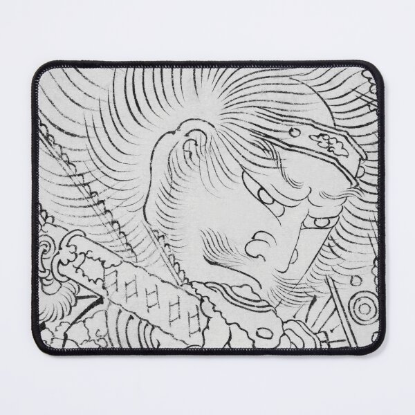 Item preview, Katsushika Hokusai's Head of a Samurai under Cherry Blossoms designed and sold by My Artprintz.