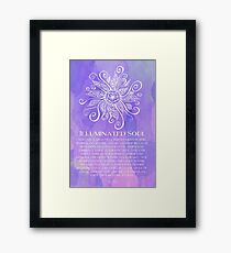 Illuminated Soul Framed Print
