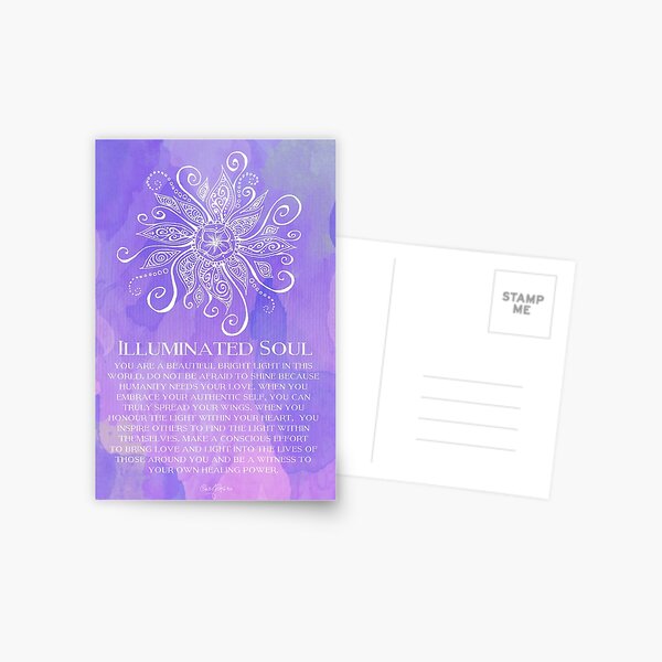 Illuminated Soul Postcard