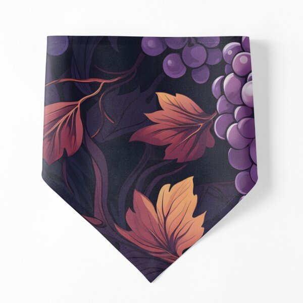 Seamless Pattern - Midnight Vineyard Pet Bandana