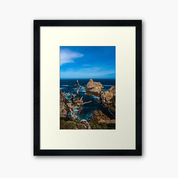 Big Sur Point Lobos Looking North Framed Art Print