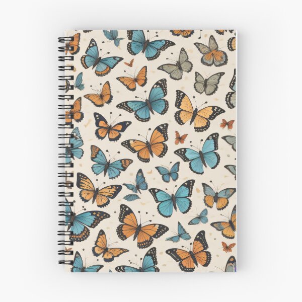 Item preview, Retro Butterflies Pattern designed and sold by Nourch.