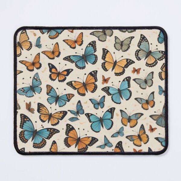 Item preview, Retro Butterflies Pattern designed and sold by Nourch.