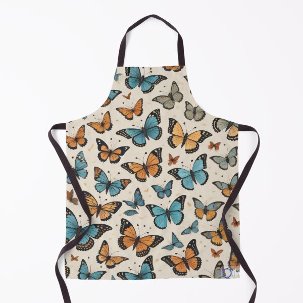 Item preview, Retro Butterflies Pattern designed and sold by Nourch.