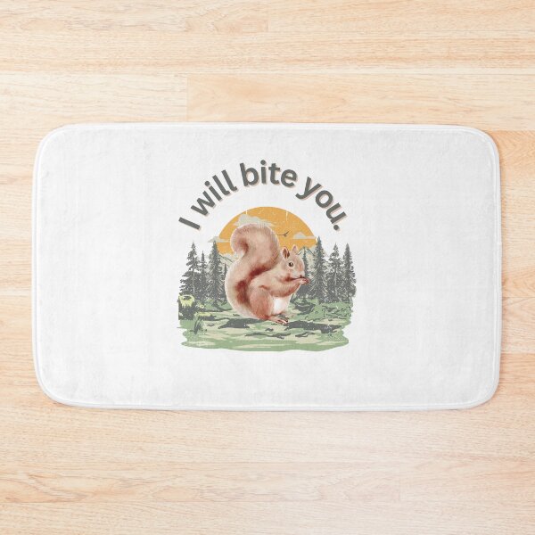 Item preview, Cute Squirrel Will Bite You designed and sold by catcrowlady.