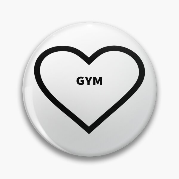 Item preview, I love GYM in a heart shape designed and sold by Random-Merch.