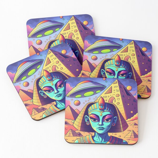 Item preview, Ancient Egyptian Pyramids Aliens designed and sold by Myra365Art.