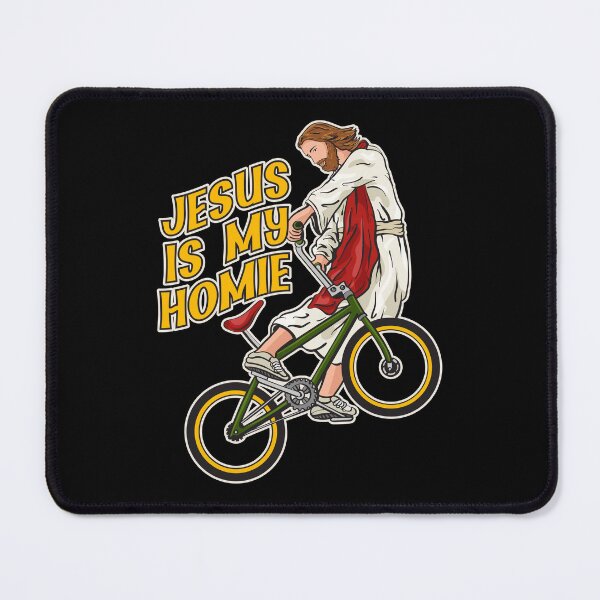 Item preview, Jesus Is My Homie - Jesus On Bike designed and sold by ChristlikeMerch.