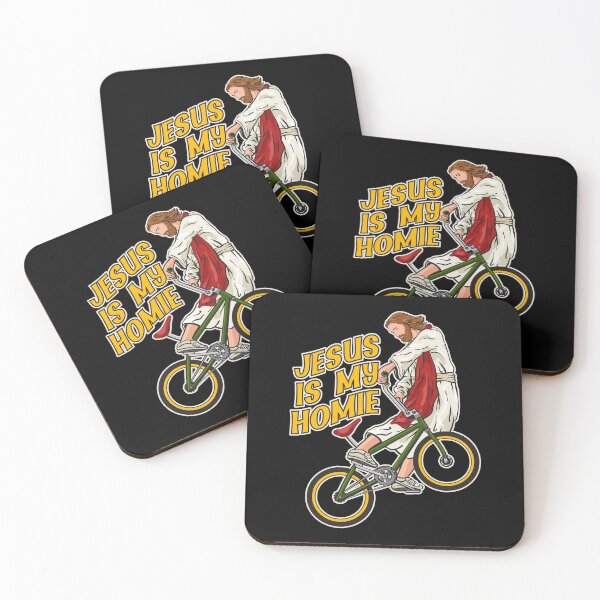 Item preview, Jesus Is My Homie - Jesus On Bike designed and sold by ChristlikeMerch.