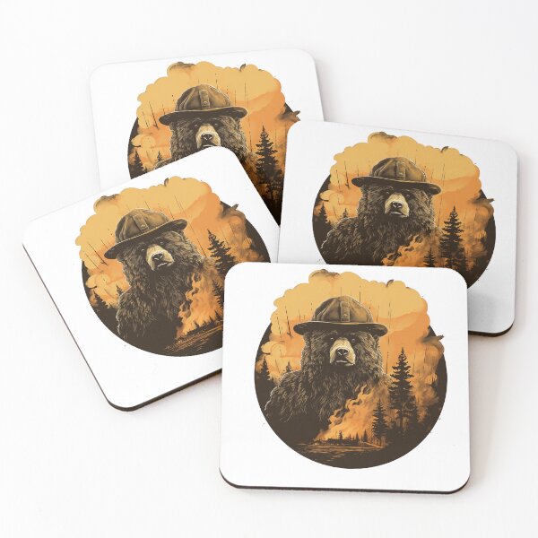 Item preview, "Courageous Bear: Firefighter's Forest Journey" designed and sold by pugshowsfashion.