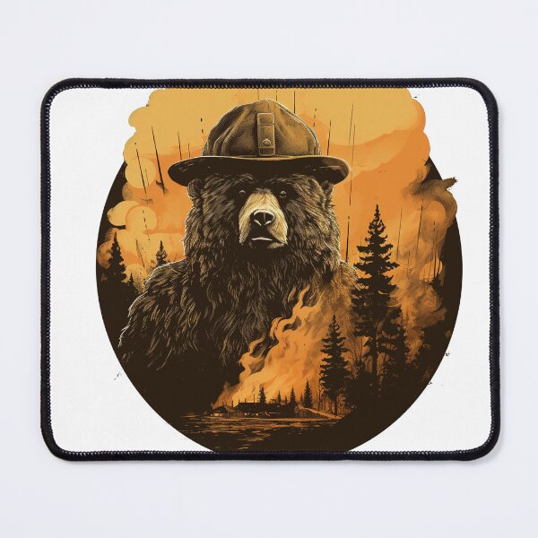 Item preview, "Courageous Bear: Firefighter's Forest Journey" designed and sold by pugshowsfashion.