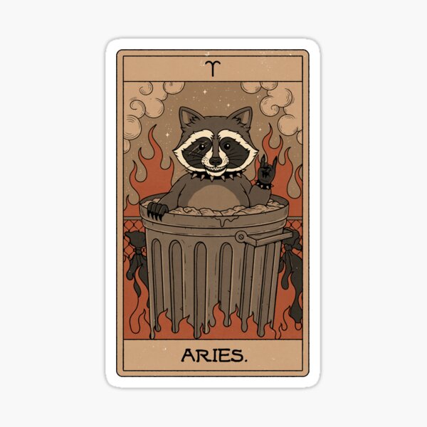 Item preview, Aries Raccoon designed and sold by Thiago Corrêa.