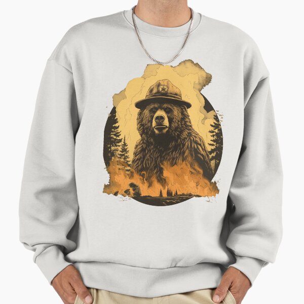 "Bear Wear Safari: Battling the Wildfire" Premium Oversized Sweatshirt