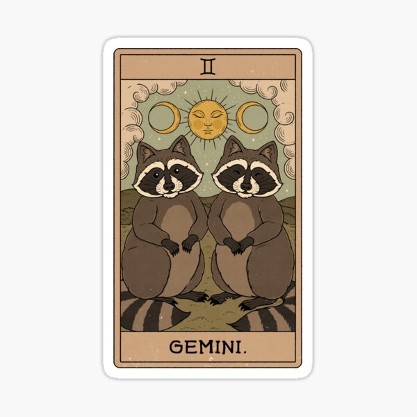 Item preview, Gemini Raccoon designed and sold by Thiago Corrêa.