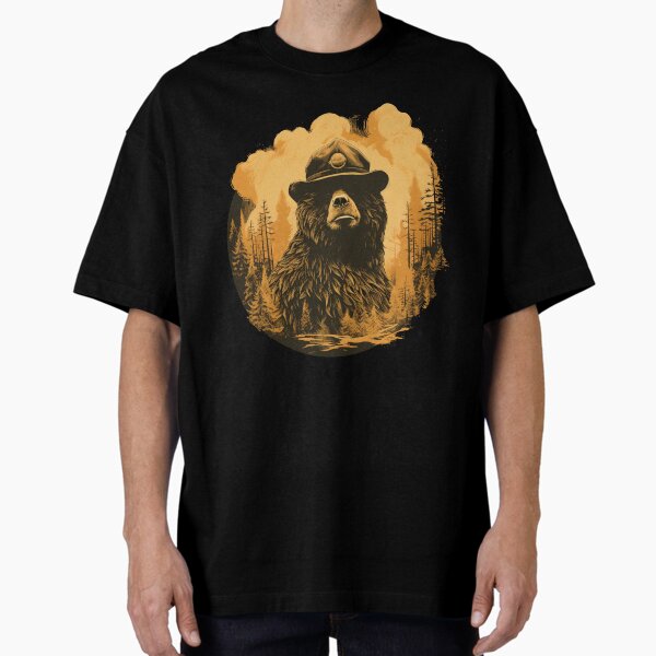 "Wildfire Warriors: Fireman and Bear Wear's Adventure" Oversized T-Shirt