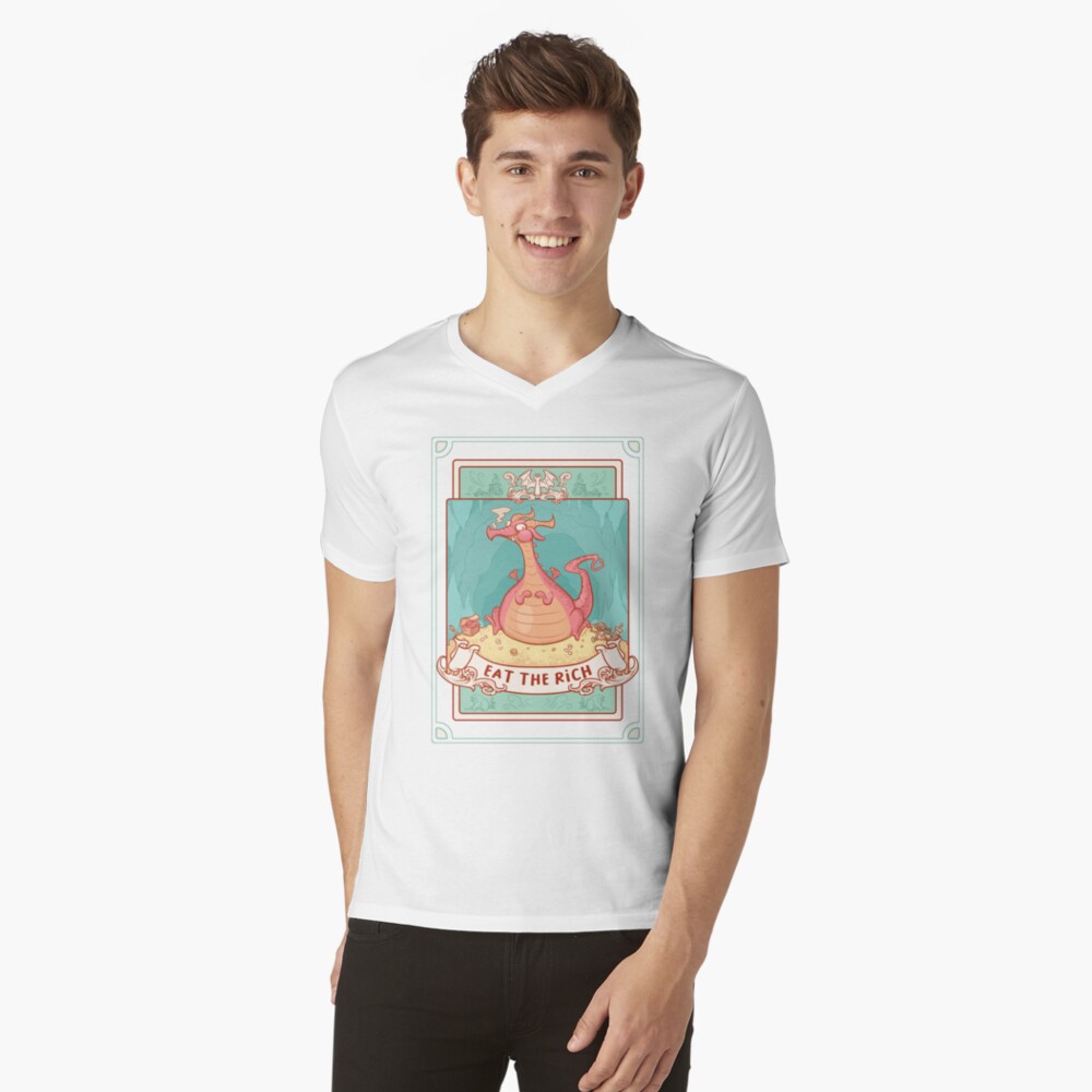 Item preview, V-Neck T-Shirt designed and sold by piratadandi.