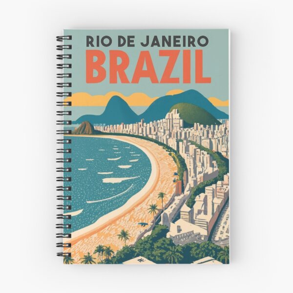 Item preview, A Vintage Travel Poster of Copacabana - Rio de Janeiro - Brazil designed and sold by GoodOldVintage.