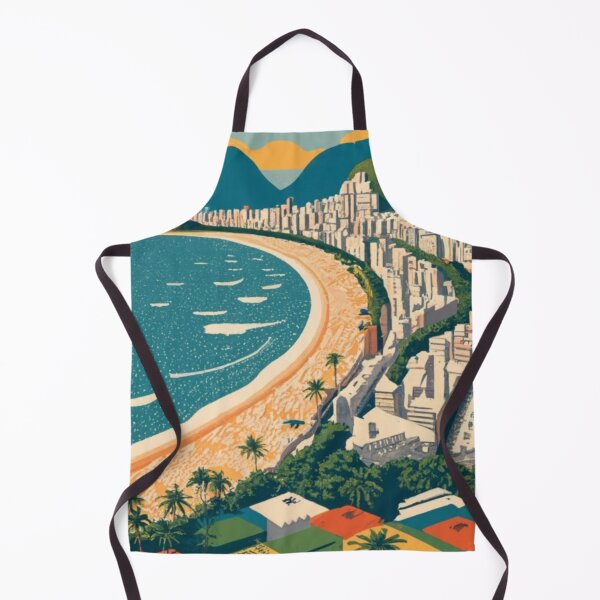 Item preview, A Vintage Travel Poster of Copacabana - Rio de Janeiro - Brazil designed and sold by GoodOldVintage.