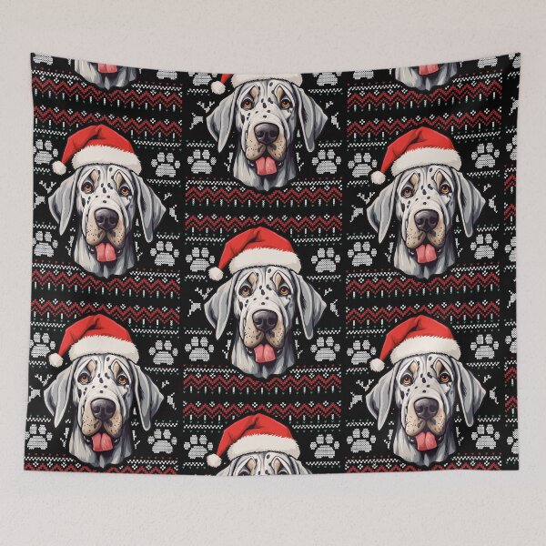 Artikelvorschau, Great Dane Ugly Sweater Christmas entworfen und verkauft von rafaeltto.