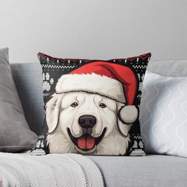 Aperçu de l'œuvre Great Pyrenees Ugly Sweater Christmas créée et vendue par rafaeltto.