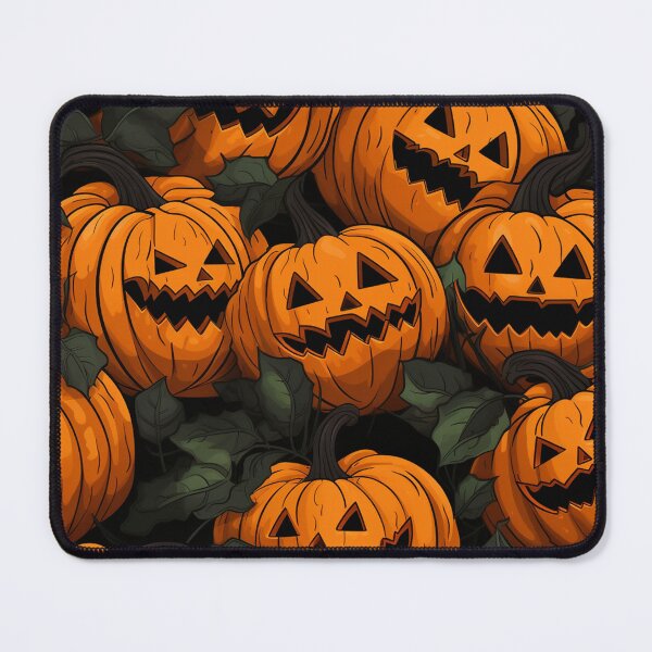 Item preview, Halloween Jack O' Lantern Pattern designed and sold by DeLietoGraphics.
