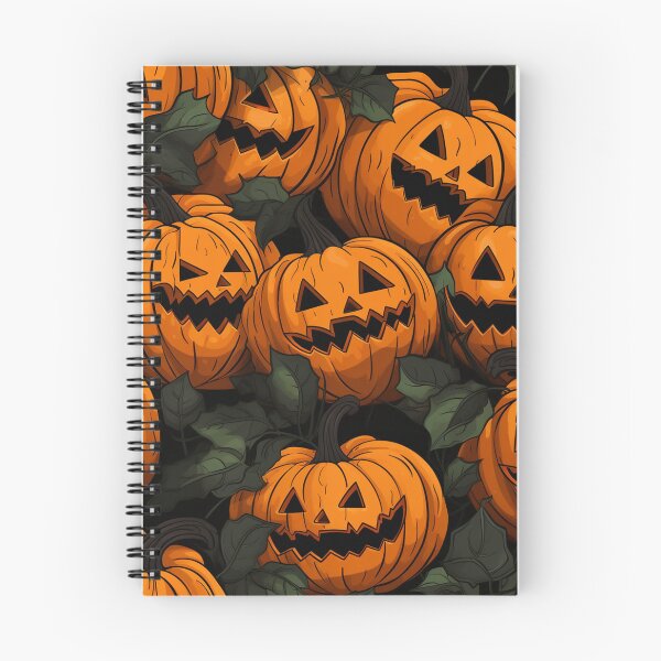 Item preview, Halloween Jack O' Lantern Pattern designed and sold by DeLietoGraphics.