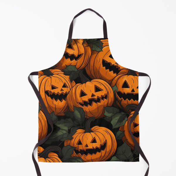Item preview, Halloween Jack O' Lantern Pattern designed and sold by DeLietoGraphics.