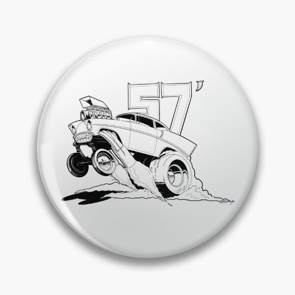 Item preview, 1957 Gasser designed and sold by PaperGarageArt.