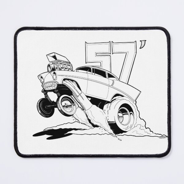 Item preview, 1957 Gasser designed and sold by PaperGarageArt.