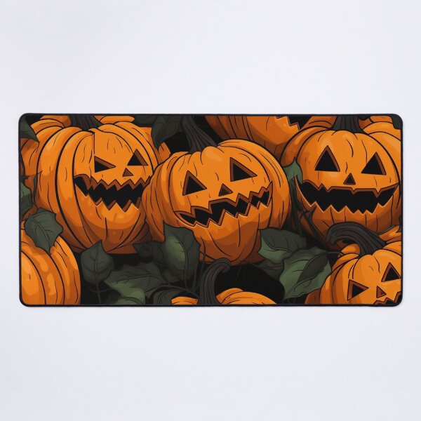 Item preview, Halloween Jack O' Lantern Pattern designed and sold by DeLietoGraphics.