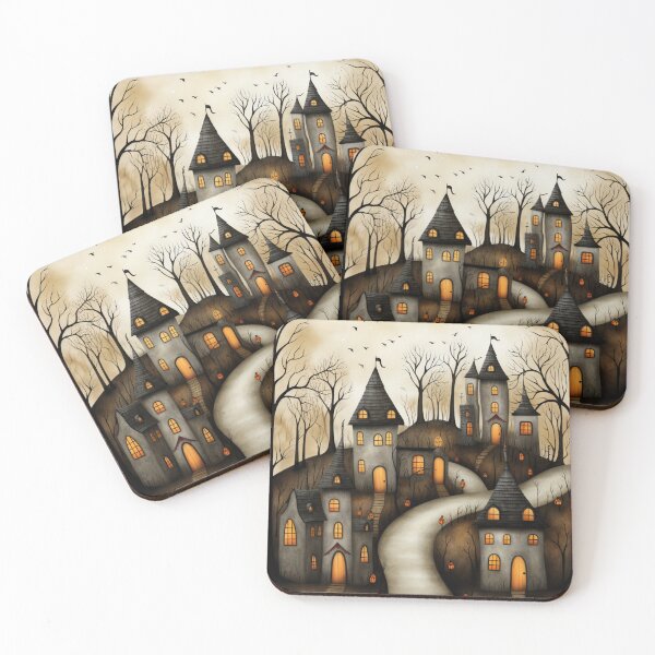 Item preview, A Spooky Halloween Village 3 of 3 designed and sold by Themyodishop.