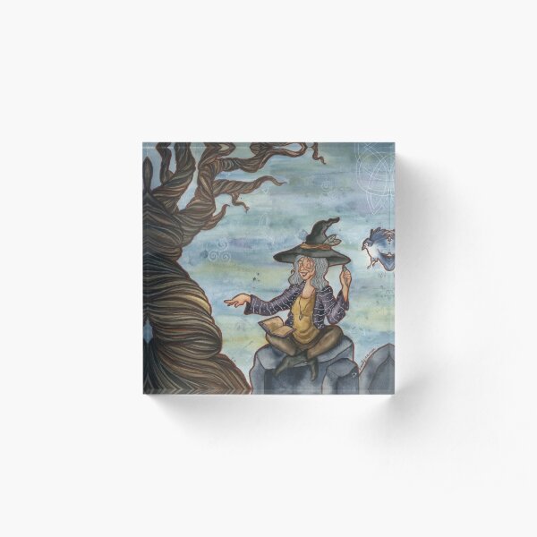 Tree Witch Acrylic Block