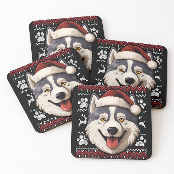 Item preview, Husky Ugly Sweater Christmas designed and sold by rafaeltto.