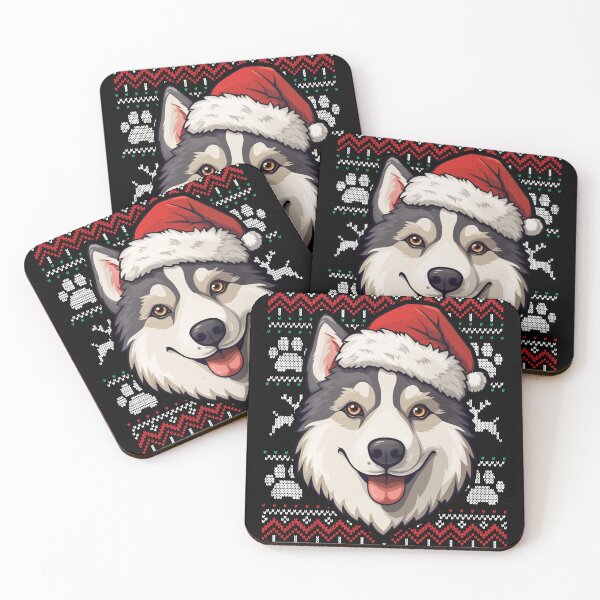 Item preview, Husky Ugly Sweater Christmas designed and sold by rafaeltto.