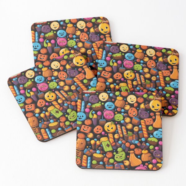 Item preview, Halloween Candy Pattern designed and sold by DeLietoGraphics.
