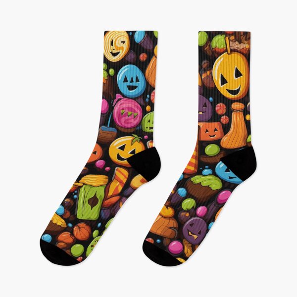 Item preview, Halloween Candy Pattern designed and sold by DeLietoGraphics.