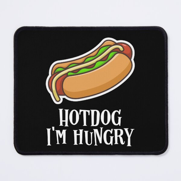Item preview, Funny Hotdog T-Shirt Design: Hotdog, I'm Hungry designed and sold by kcaandwu.
