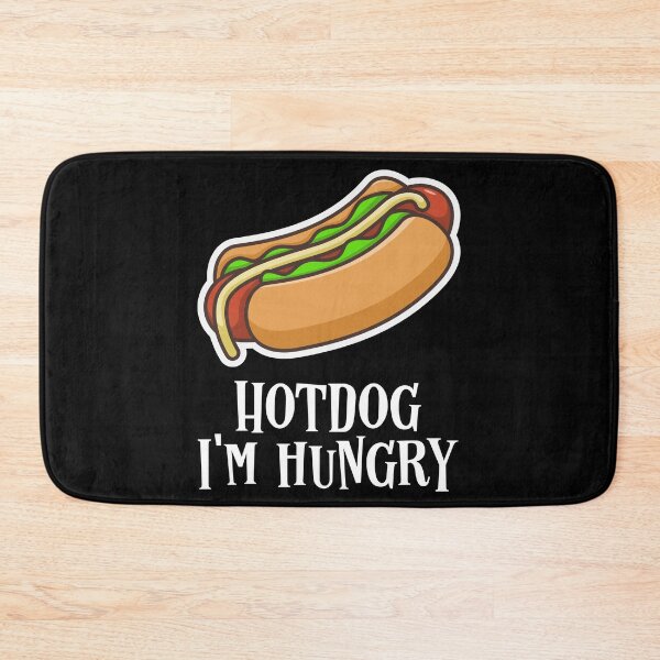 Item preview, Funny Hotdog T-Shirt Design: Hotdog, I'm Hungry designed and sold by kcaandwu.
