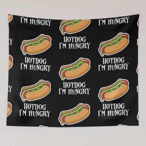 Item preview, Funny Hotdog T-Shirt Design: Hotdog, I'm Hungry designed and sold by kcaandwu.