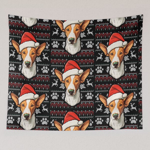Item preview, Ibizan Hound Ugly Sweater Christmas designed and sold by rafaeltto.