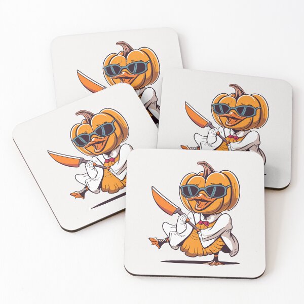Item preview, Pumpkin head duck dance with knife designed and sold by PrimeInk.