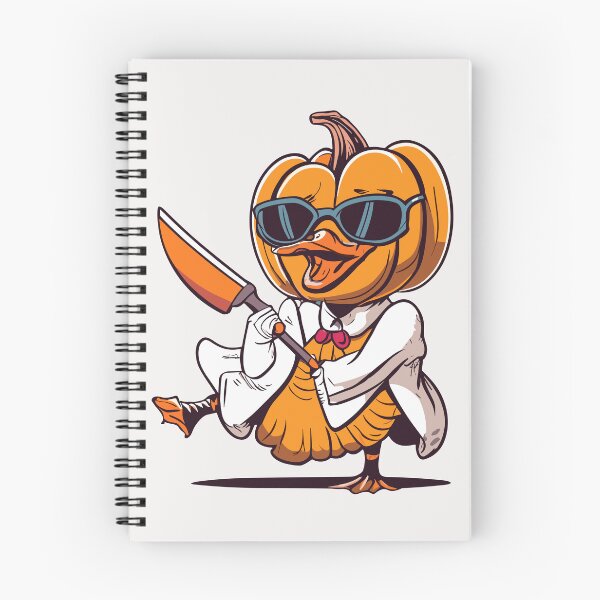 Item preview, Pumpkin head duck dance with knife designed and sold by PrimeInk.