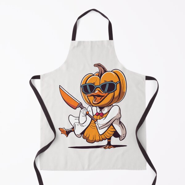 Item preview, Pumpkin head duck dance with knife designed and sold by PrimeInk.